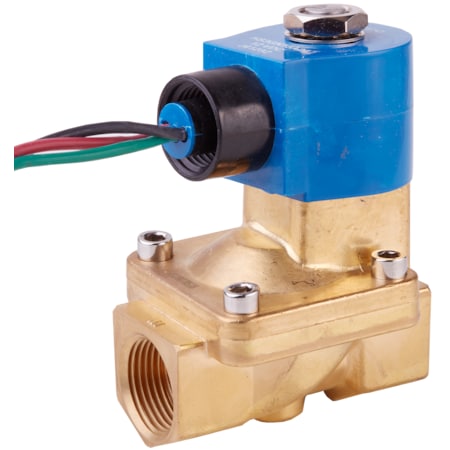 Gc Valves Solenoid Valve, 2-Way, 3/4 in Pipe Size, 120V/60V, 110V/50V, Diaphragm, Pilot Operated, Brass, NBR S711GF02N9EG5